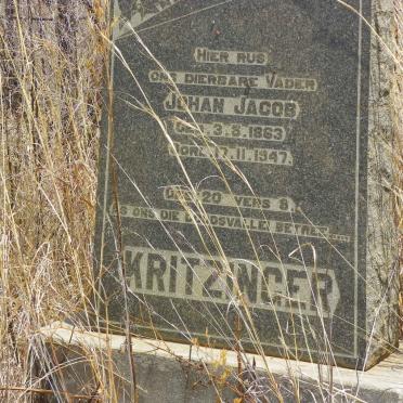 KRITZINGER Johan Jacob 1863-1947