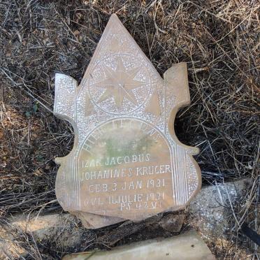 KRUGER Izak Jacobus Johannes 1931-1931