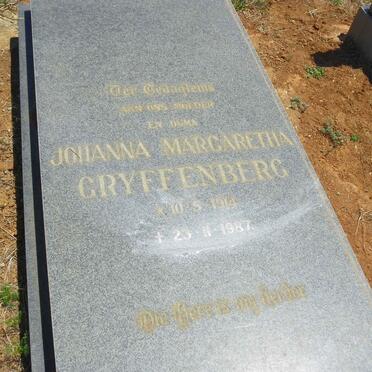GRYFFENBERG Johanna Margaretha 1914-1987