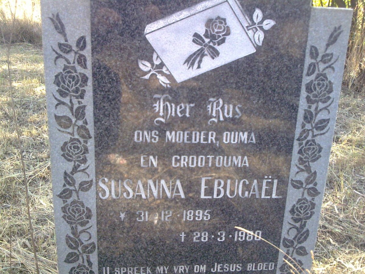 BEER  Susanna Ebugael, de 1895-1980