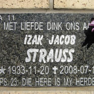 STRAUSS Izak Jacob 1933-2008