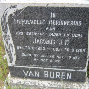 BUREN Jacobus J.F., van 1880-1969