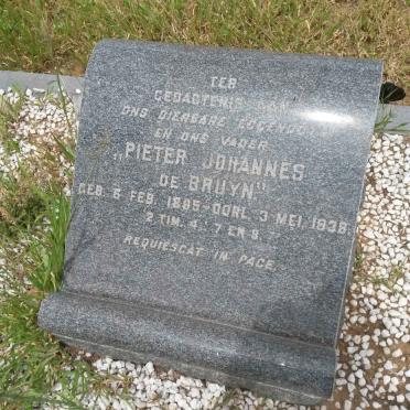 BRUYN Pieter Johannes, de 1885-1938