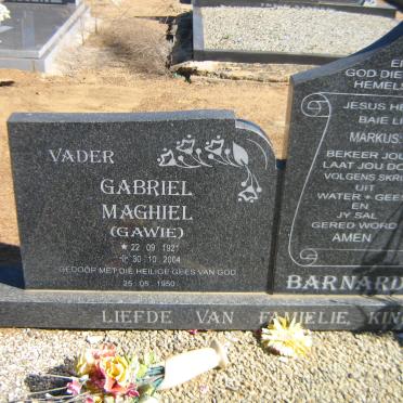 BARNARDT Gabriel Maghiel 1921-2004 &amp; Maryna Johanna 1924-1993