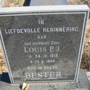 BESTER Louis P.J. 1913-1996