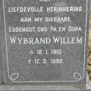CONRADIE Wybrand Willem 1910-1992