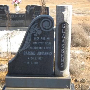 CLAASSENS Barend Johannes 1957-1976