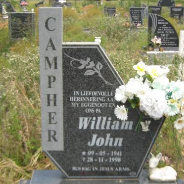 CAMPHER William John 1941-1998