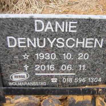 DENUYSCHEN Danie 1930-2016