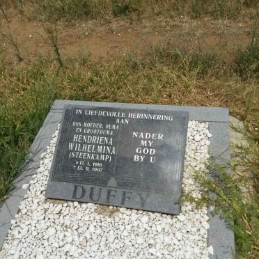 DUFFY Hendriena Wilhelmina nee STEENKAMP 1916-1997
