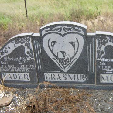 ERASMUS Chrisstoffel R. 1907-1971 &amp; Margaretha M.J. 1920-1993