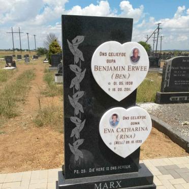 ERWEE Benjamin 1938-2011 &amp; Eva Catharina NELL 1939-