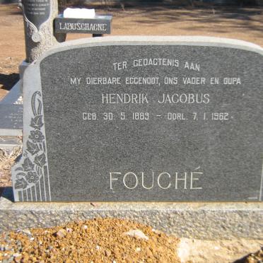 FOUCHE Hendrik Jacobus 1889-1962