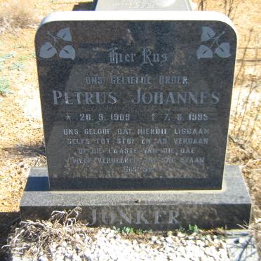 JONKER Petrus Johannes 1909-1985