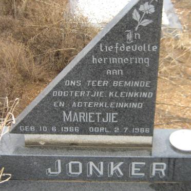 JONKER Marietjie 1986-1986