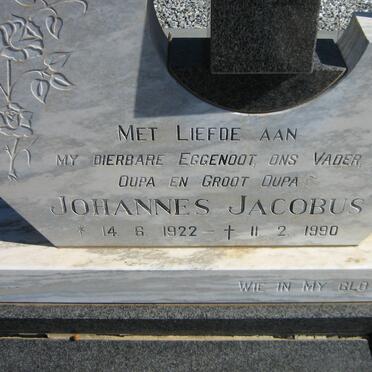 KRUGER Johannes Jacobus 1922-1990 &amp; Christina Catharina DELPORT 1925-