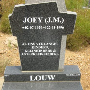 LOUW J.M.  1929-1996