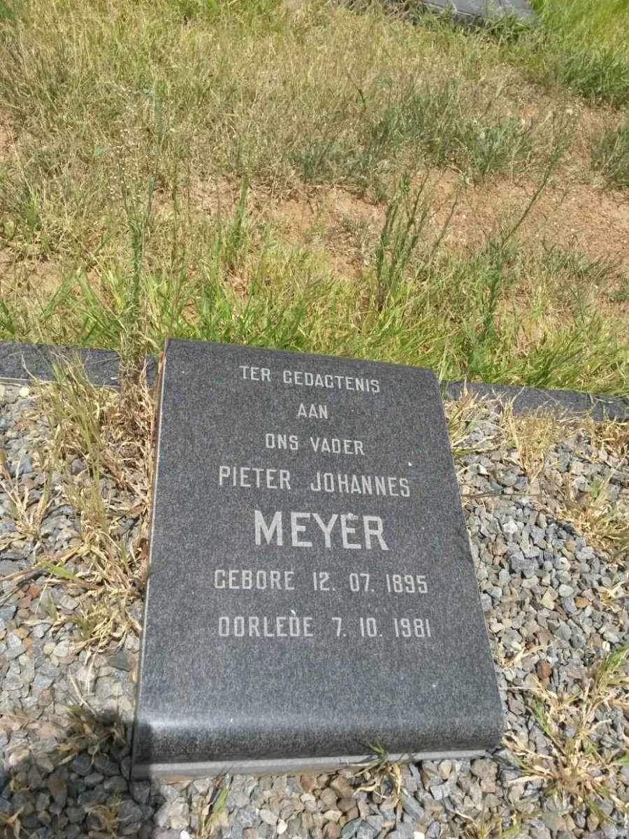 MEYER Pieter Johannes 1895-1981