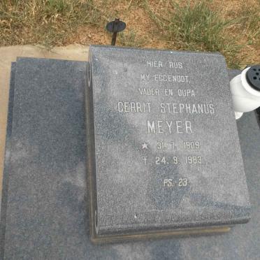 MEYER Gerrit Stephanus 1909-1983 &amp; Margaretha Magdalena LOMBARD 1913-1992