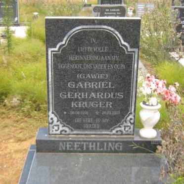 NEETHLING Gabriël Gerhardus Kruger 1938-2003