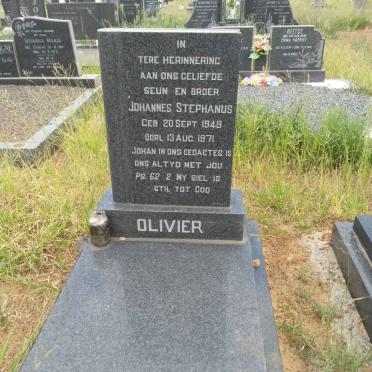 OLIVIER Johannes Stephanus 1949-1971