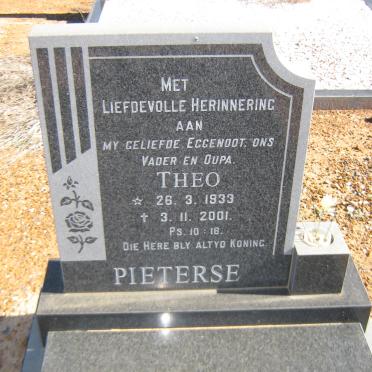 PIETERSE Theo 1933-2001