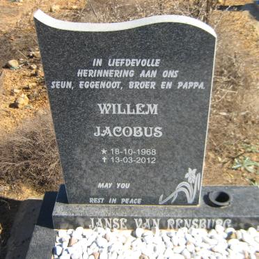 RENSBURG Willem Jacobus, Janse van 1968-2012