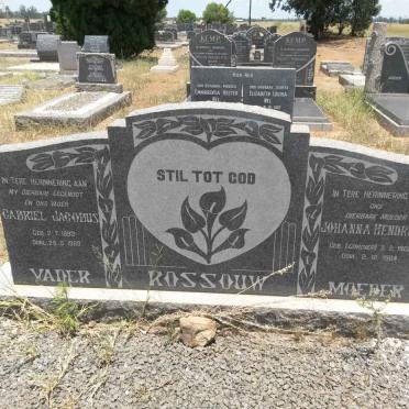 ROSSOUW Gabriel Jacobus 1893-1963 &amp; Johanna Hendrina CORDIER 1902-1964