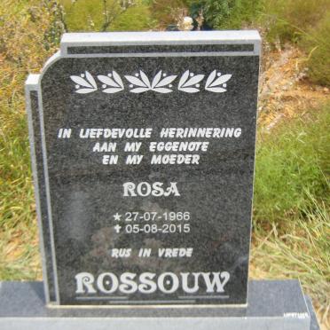 ROSSOUW Rosa 1966-2015