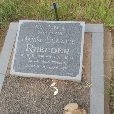 RHEEDER Daniël Elardus 1938-1987