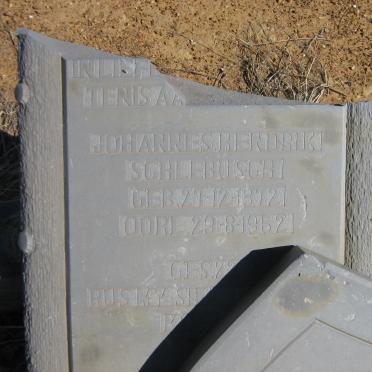 SCHLEBUSCH Johannes Hendrik 1872-1952