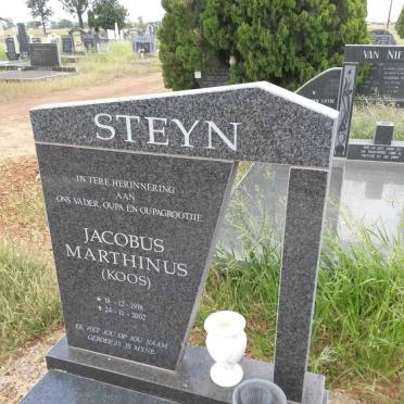 STEYN Jacobus Marthinus 1918-2002