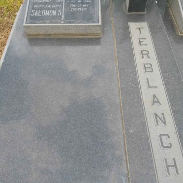 TERBLANCHE Salomon S. 1917-1982 &amp; Margaretha D.E. 1919-2011