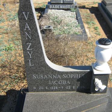 ZYL Susanna Sophia Jacoba, van 1928-1995