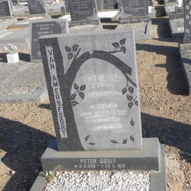 AMERSFOORT Pieter Adolf, van 1908-1970 &amp; Neeltje DEN HOUDIJKER 1914-1996