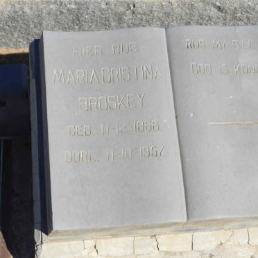 BROSKEY Maria Cristina 1868-1957