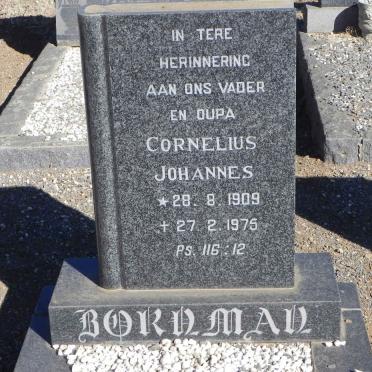 BORNMAN Cornelius Johannes 1909-1975