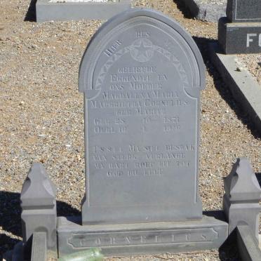 CORNELIUS Magdalena Maria Margrietha nee MARITZ 1871-1946