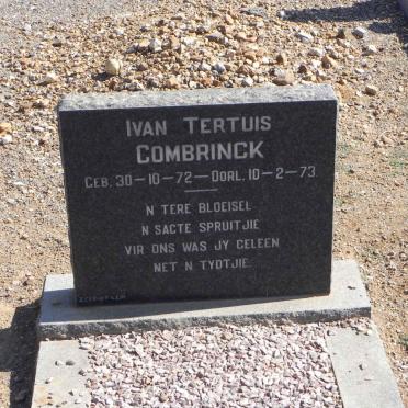 COMBRINCK Ivan Tertuis 1972-1973