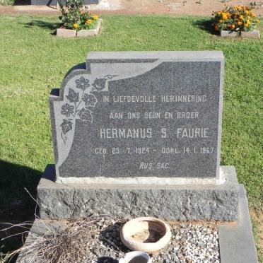 FAURIE Hermanus S. 1924-1967