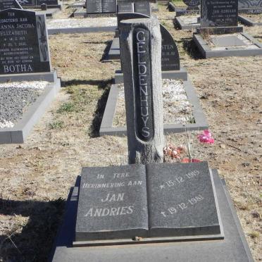 GELDENHUYS Jan Andries 1919-1981