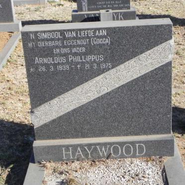 HAYWOOD Arnoldus Phillippus 1939-1975