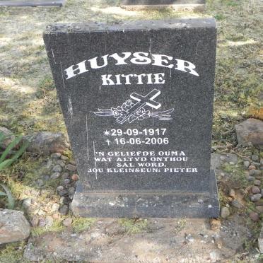 HUYSER Kittie 1917-2006