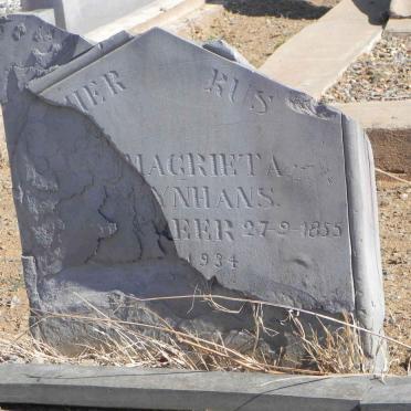 KLEYNHANS Magrieta nee DE BEER 1855-1934