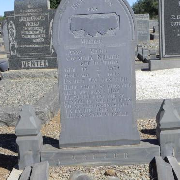 KRUGER Anna Maria Cornelia nee DU PLOOY 1874-1948