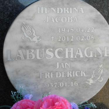 LABUSCHAGNE Jan Frederick 1937- &amp; Hendrina Jacoba 1945-2012