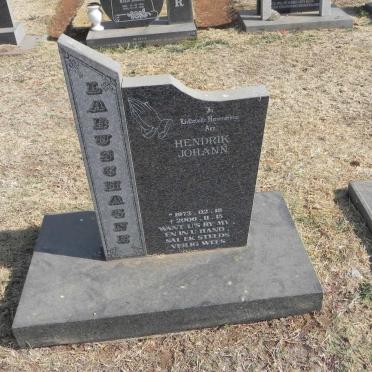 LABUSCHAGNE Hendrik Johann 1973-2006