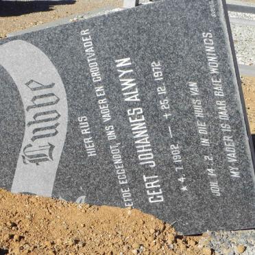 LUBBE Gert Johannes Alwyn 1902-1972