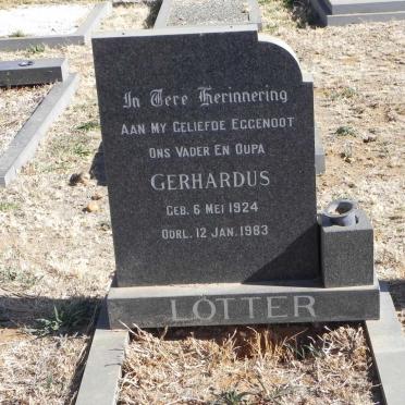 LÖTTER Gerhardus 1924-1983