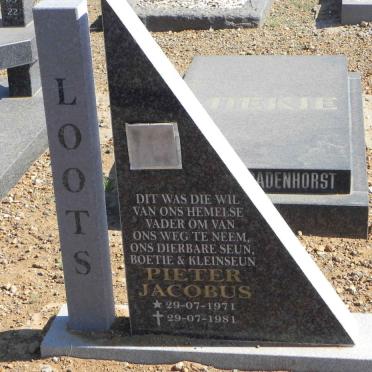 LOOTS Pieter Jacobus 1971-1981